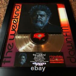 Le Weeknd (dawn Fm) CD Lp Record Vinyl Album Music Signé Autographié
