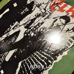 Le disque vinyle autographe de l'album éponyme de The Clash 4 signatures COA VEUILLEZ LIRE