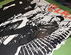 Le disque vinyle autographe de l'album éponyme de The Clash 4 signatures COA VEUILLEZ LIRE