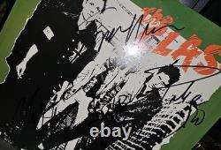 Le disque vinyle autographe de l'album éponyme de The Clash 4 signatures COA VEUILLEZ LIRE