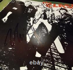 Le disque vinyle autographe de l'album éponyme de The Clash 4 signatures COA VEUILLEZ LIRE