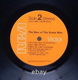 Le meilleur de Guess Who - Album vinyle vintage AUTOGRAPHIÉ avec affiche