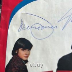 Les Monkees Signé par tous (4) Thème des Monkees 45 Disque Vinyle Couverture