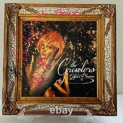 Les Plaisirs Dorés des Growlers Vinyle LP Signé Autographié Par le Groupe 4 Signatures