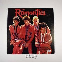 Les Romantiques Signé Autographied Record Lp Vinyl Psa/adn Coa
