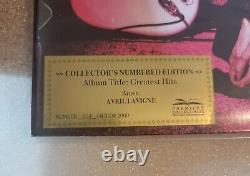Les plus grands succès d'Avril Lavigne signés et numérotés 551/2000 LP vinyle de collection JSA NEUF