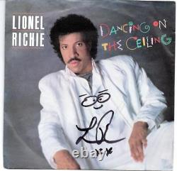 Lionel Richie A Autographié 7vinyl Dancing Sur Le Plafond