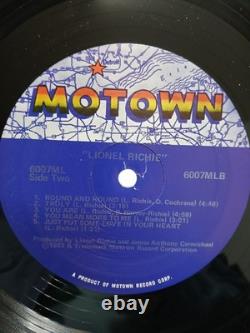 Lionel Richie disque vinyle rare signé et autographié album 1982