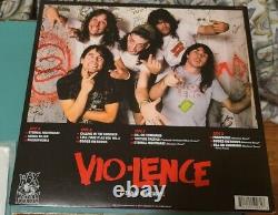 Lot de 6 vinyles Vio-Lence RARES : Eternal Nightmare, Démos signées 7, Vomit Bag 10.