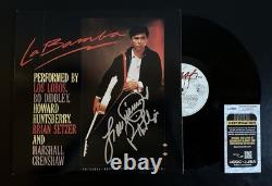 Lou Diamond Phillips Vinyle Album de la Bande Originale du Film La Bamba Signé avec Certificat Jsa