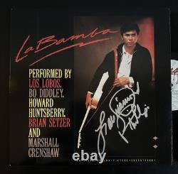 Lou Diamond Phillips Vinyle Album de la Bande Originale du Film La Bamba Signé avec Certificat Jsa