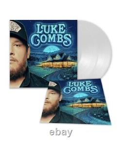 Luke Combs Gettin' Old 2xlp Edition Limitée Vinyle Blanc Avec Affiche Non Signée