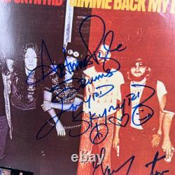 Lynyrd Skynyrd ALBUM VINYLE Gimme Back My Bullets SIGNÉ À LA MAIN COA & HOLO