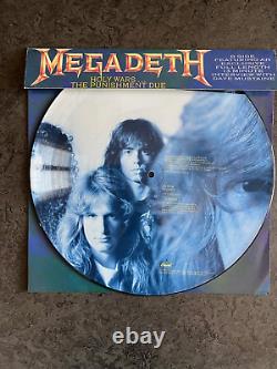 MEGADETH vinyle 12 signé dédicacé HOLY WARS