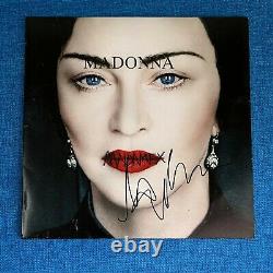 Madonna A Signé Madame X 12'' Vinyl Lp Record Icon Fan Club Autographe Effacer Promo