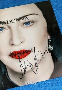 Madonna A Signé Madame X 12'' Vinyl Lp Record Icon Fan Club Autographe Effacer Promo