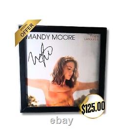 Mandy Moore a signé la couverture du disque vinyle 'Silver Landings' + l'album vinyle.