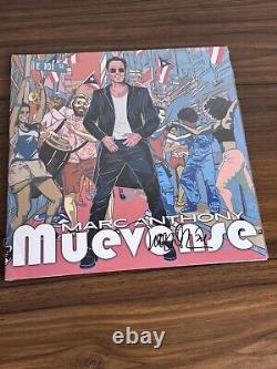 Marc Anthony LP signé Muevense disque vinyle AUTOGRAPHED EN MAIN