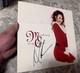 Mariah Carey Joyeux No&euml;l Disque Vinyle Rouge Autographi&eacute; Sign&eacute; Lp Xmas ? Rare