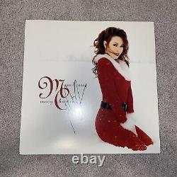 Mariah Carey Merry Christmas Signé Autographe Autographié Vinyl Record Lp All I