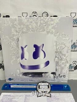 Marshmello Shockwave Vinyle Autographié Signé Album Vinyle Beckett Bas Coa