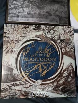 Mastodon SIGNÉ Appel Du Mastodon 12 Vinyle Jaune Album Brent Hinds JSA COA