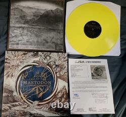 Mastodon SIGNÉ Appel Du Mastodon 12 Vinyle Jaune Album Brent Hinds JSA COA