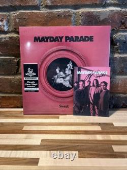 Mayday Parade Sweet Signé Vinyle Rose LP en édition limitée /300 Rare En Main