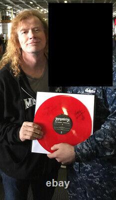 Megadeth Tuer Est Mon Entreprise Vinyl Signé Par Dave Mustaine Et David Ellefson