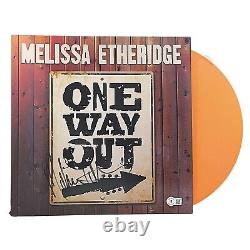 Melissa Etheridge Album Vinyle signé One Way Out Beckett Authentic COA