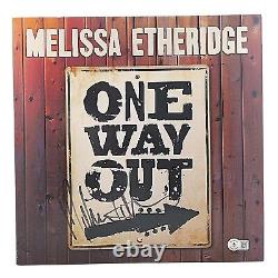 Melissa Etheridge a signé le vinyle de l'album One Way Out Beckett Authentic COA