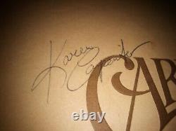 Menuisiers Signé Karen Carpenter Richard Carpenter Autographie Vinyle Album LP
