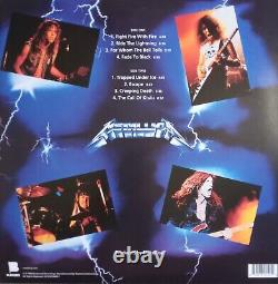 Metallica Autographié Ride The Lightning Vinyle James Hetfield Lars Ulrich