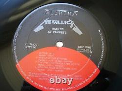 Metallica Master Of Puppets Autographied Lp Avec Coa Elektra E1 60439