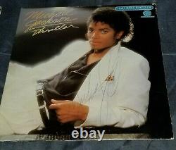 Michael Jackson A Signé Thriller Vinyl