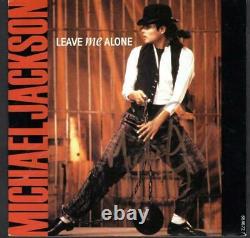 Michael Jackson Autographié Laissez-moi Seul 7 Pouces Vinyl