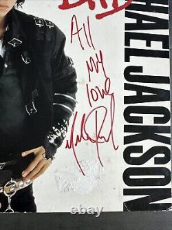 Michael Jackson Mauvais Vinyle Autographié (Signé en Personne 6/2003)