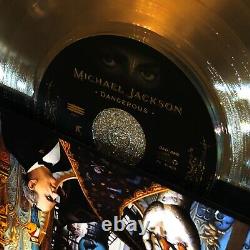 Michael Jackson (dangerous) CD Lp Record Vinyle Autographié Signé