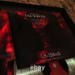 Michael Jackson (scream) CD Lp Record Vinyl Autographié Signé Janet