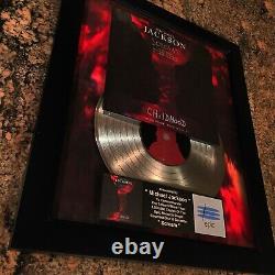 Michael Jackson (scream) CD Lp Record Vinyl Autographié Signé Janet