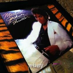 Michael Jackson (thriller) CD Lp Record Vinyl Autographié Signé