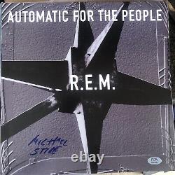 Michael Stipe a signé R. E. M. Automatic For the People PSA COA Autographe Vinyle