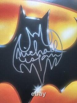 Michael Uslan Batman 1989 Producteur Disque vinyle signé Jsa Authentifié