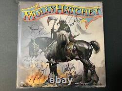Molly Hatchet VINYLE LP DÉDICACÉ LOT DE 3 DISQUES PROMO EPIC SIGNÉS VG+/NM