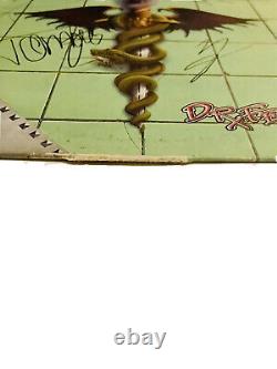 Motley Crue Dr. Feelgood Fully Signed Vinyl Lp Tous Les Membres Nikki Sixx
