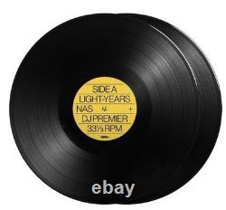 Nas & DJ Premier Autographe Light-Years 2xLP Édition Limitée SIGNÉE seulement 500 produites