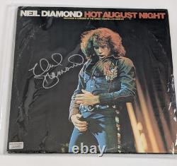 Neil Diamond SIGNÉ Hot August Night 2LP Vinyle AUTHENTIFIÉ Hologramme