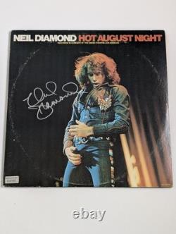 Neil Diamond SIGNÉ Hot August Night 2LP Vinyle AUTHENTIFIÉ Hologramme