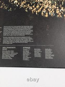 Neil Diamond SIGNÉ Hot August Night 2LP Vinyle AUTHENTIFIÉ Hologramme