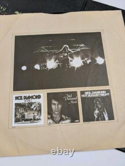 Neil Diamond SIGNÉ Hot August Night 2LP Vinyle AUTHENTIFIÉ Hologramme